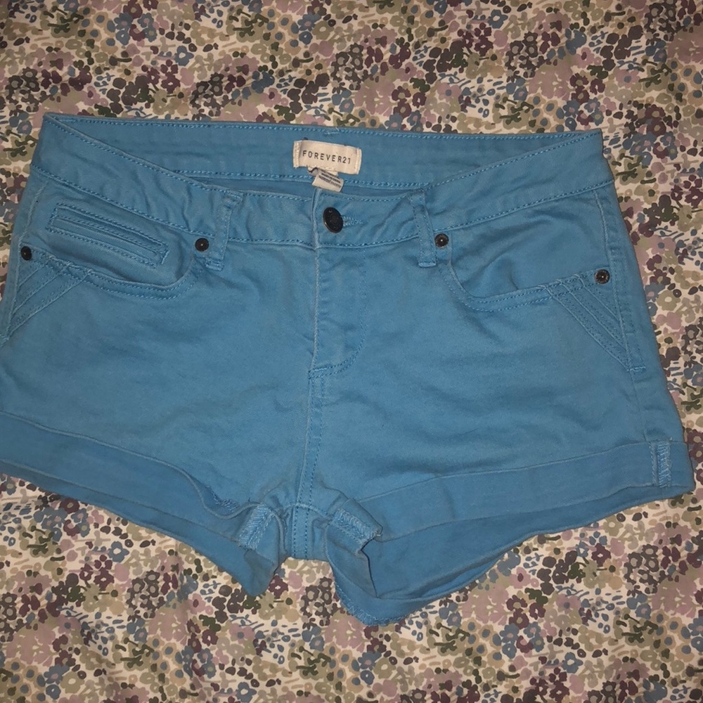 Forever 21 blue shorts